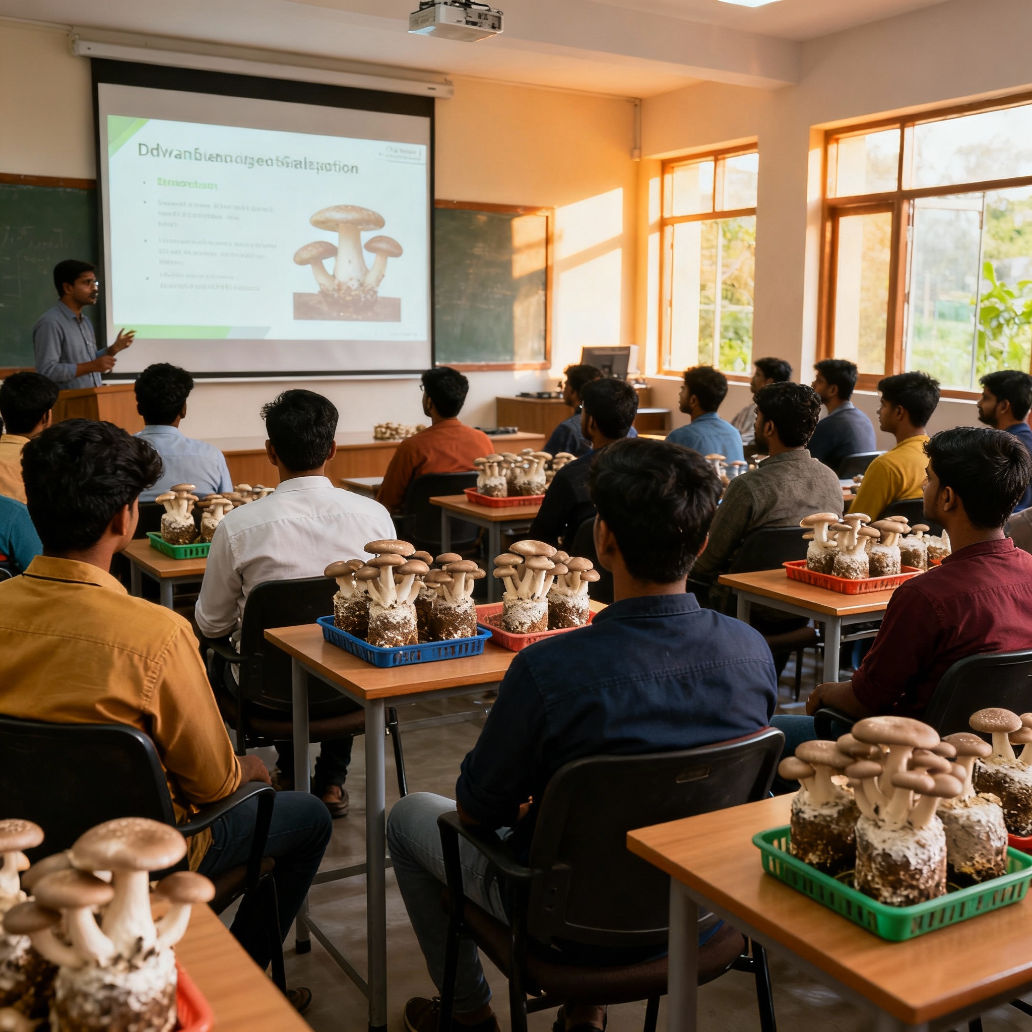Agripreneurs and mushroom industry collaboration