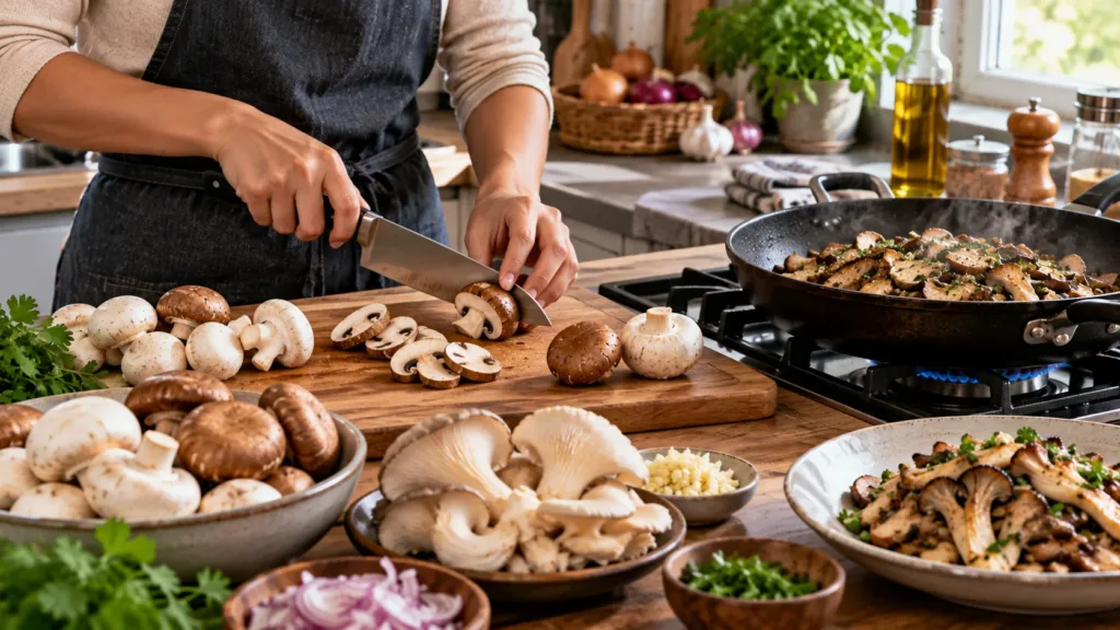 Eating Mushroom Types