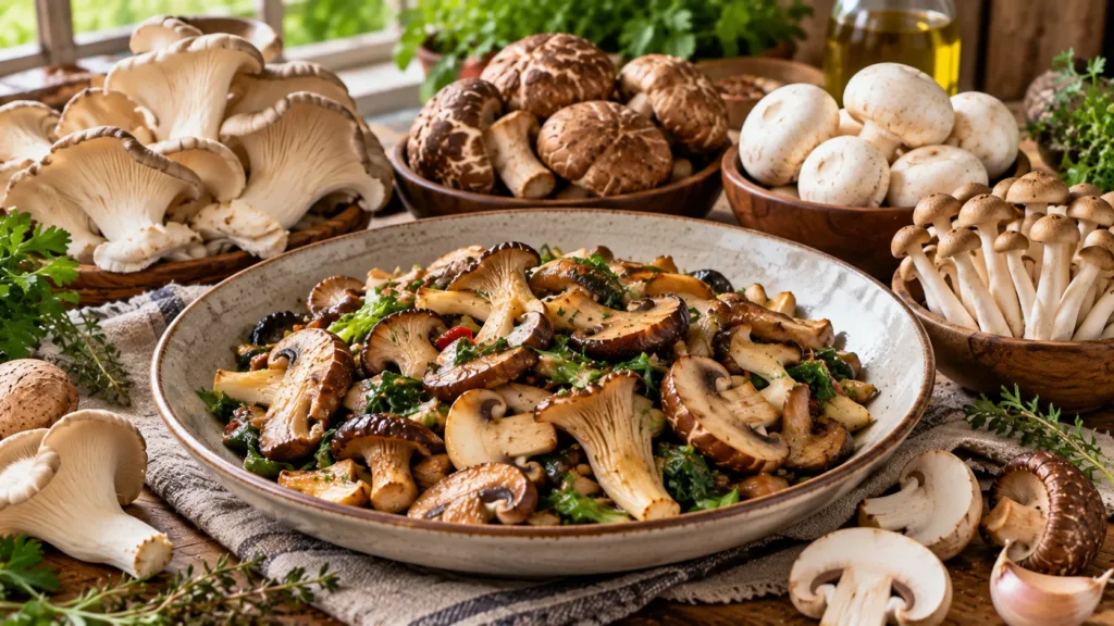 Different Kinds of Mushrooms