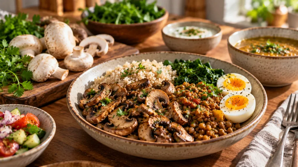 Protein in Mushroom